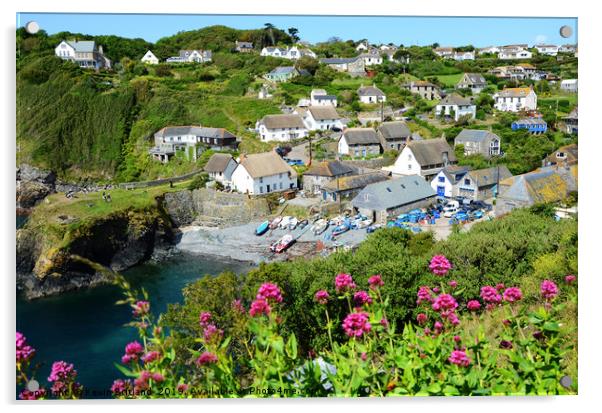 cadgwith cove cornwall Acrylic by Kevin Britland