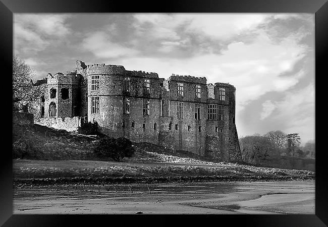 Carew Castle Framed Print by Brian Beckett