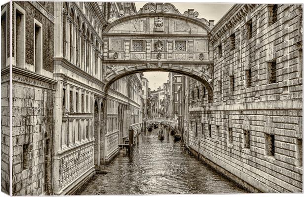 Bridge of sighs Canvas Print by Stephen Marsh