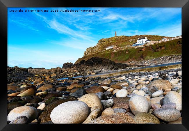 cape cornwall Framed Print by Kevin Britland