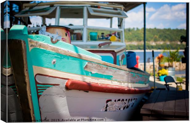 Show Boat Canvas Print by Jamie Moffat