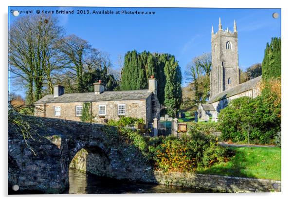 altarnun cornwall Acrylic by Kevin Britland