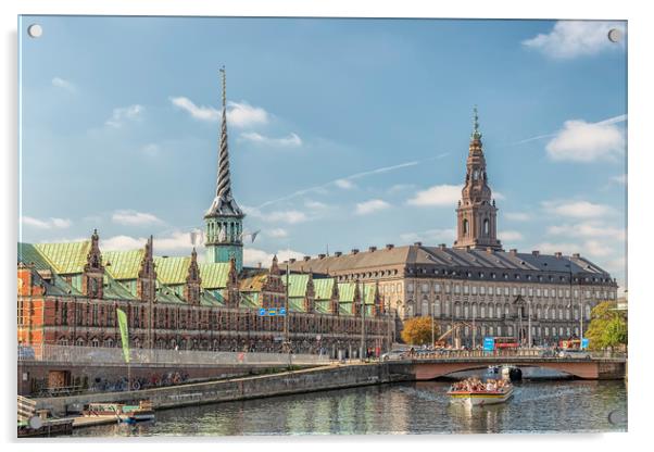 Copenhagen Tourist Sightseeing Acrylic by Antony McAulay