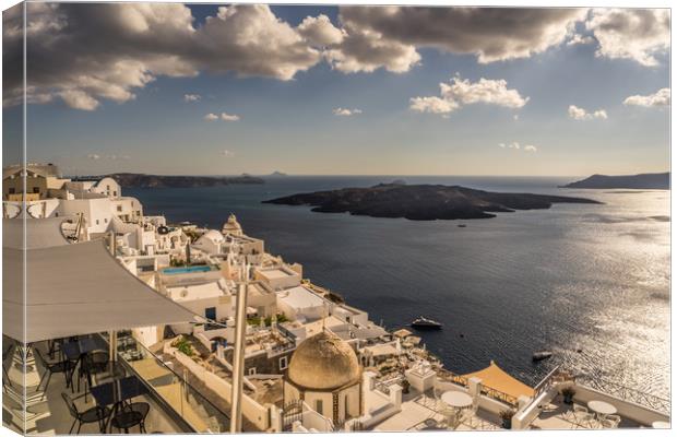 Fabulous Fira Canvas Print by Naylor's Photography