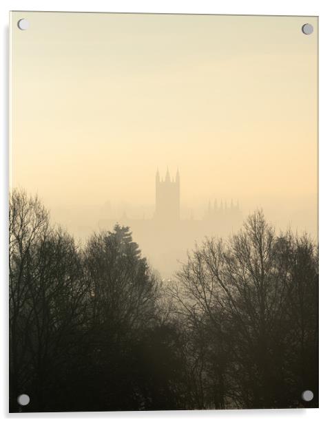 Canterbury Dawn Acrylic by Stewart Mckeown