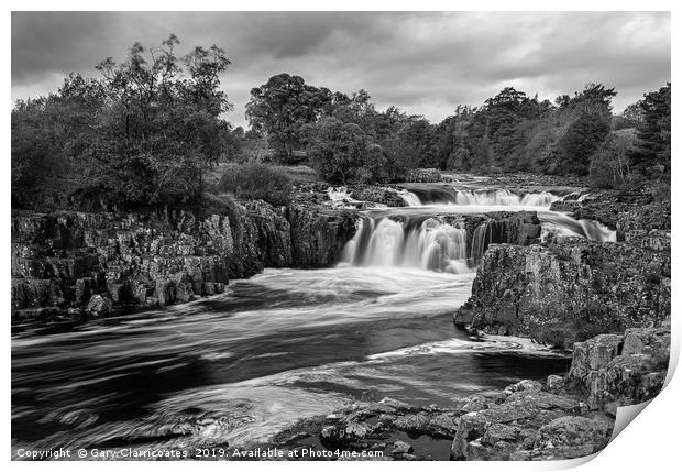 Low Force Waterfall Print by Gary Clarricoates