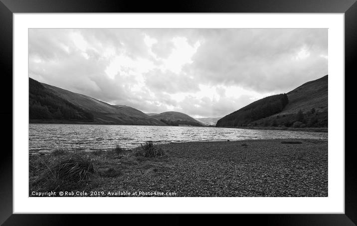 St Marys Loch / Loch of the Lowes Framed Mounted Print by Rob Cole