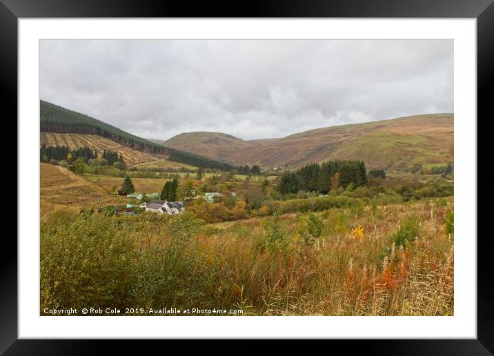 Ettrick Valley Landscapes, Scottish Borders Framed Mounted Print by Rob Cole