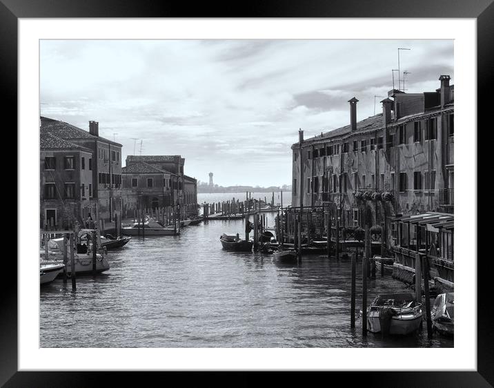 Venice - Guidecca Morning Framed Mounted Print by Philip Openshaw