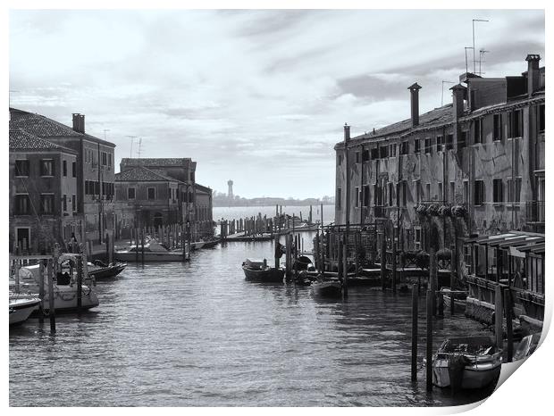 Venice - Guidecca Morning Print by Philip Openshaw