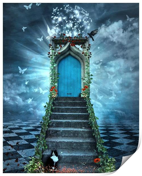 Stairway to Heaven Print by Kim Slater