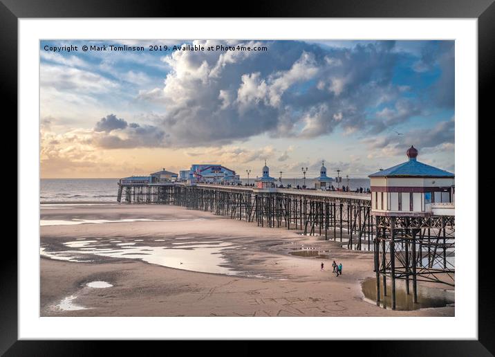 North Pier, Blackpool Framed Mounted Print by Mark Tomlinson