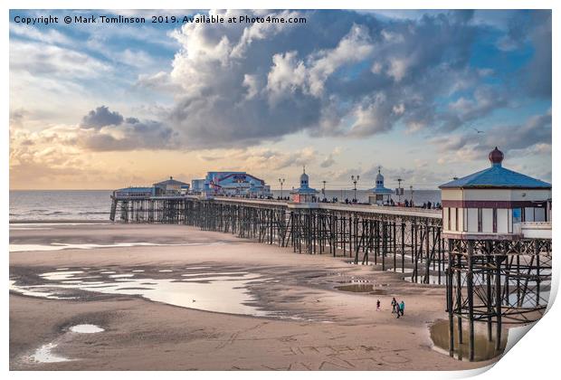 North Pier, Blackpool Print by Mark Tomlinson