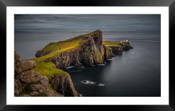 Neist Point Lighthouse Framed Mounted Print by Paul Andrews