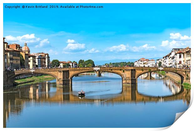 florence italy Print by Kevin Britland