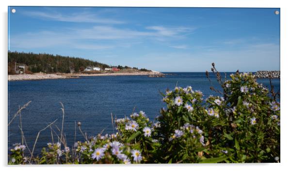 White Point Bay, Cape Breton, Canada Acrylic by Mark Llewellyn