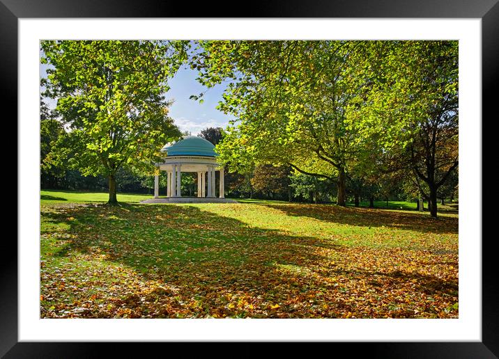 Clifton Park Bandstand in Rotherham                Framed Mounted Print by Darren Galpin