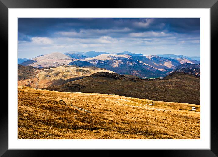 Jaws of Borrowdale, Cumbria Framed Mounted Print by David Lewins (LRPS)