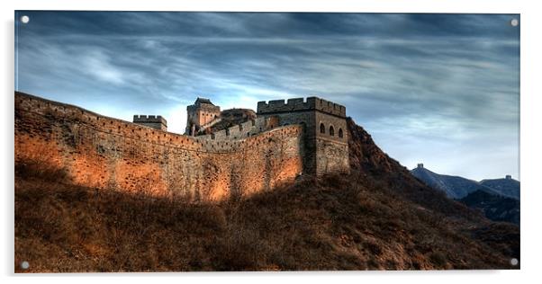 Great wall of China Acrylic by Thomas Stroehle