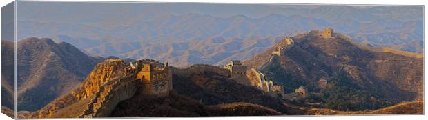 China's Great Wall Canvas Print by Thomas Stroehle