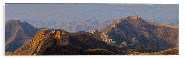 China's Great Wall Acrylic by Thomas Stroehle