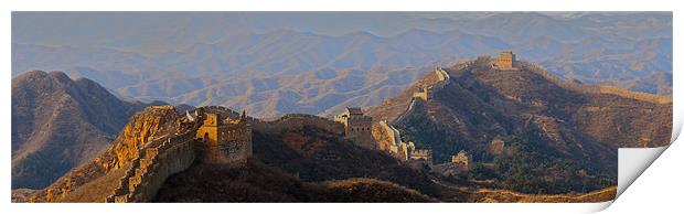 China's Great Wall Print by Thomas Stroehle