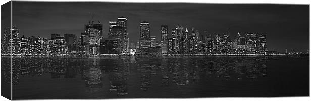 NY in black & white Canvas Print by Thomas Stroehle