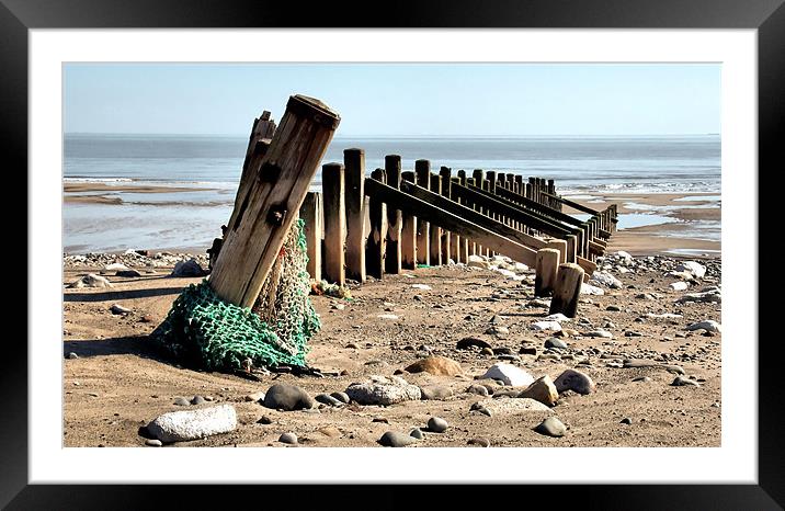 Spurn Point Framed Mounted Print by Sarah Couzens