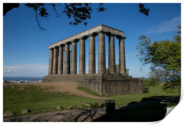 National Monument of Scotland Print by Eduardo Vieira