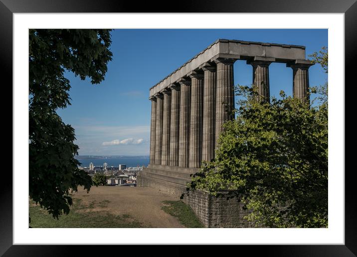 National Monument of Scotland Framed Mounted Print by Eduardo Vieira