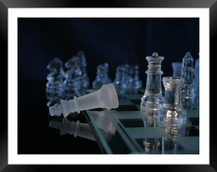 Checkmate Framed Mounted Print by Martin Smith