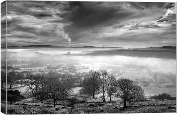 Hope Valley Inversion                              Canvas Print by Darren Galpin