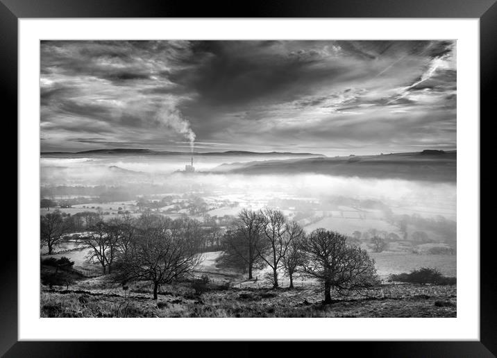 Hope Valley Inversion                              Framed Mounted Print by Darren Galpin