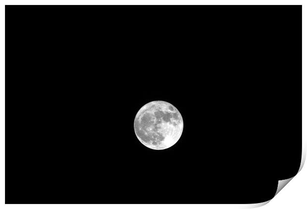 the Moon Print by Dave Windsor