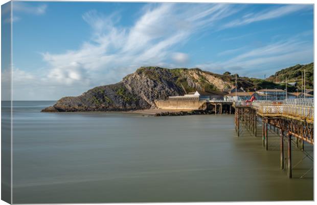 The little bay at Mumbles. Canvas Print by Bryn Morgan