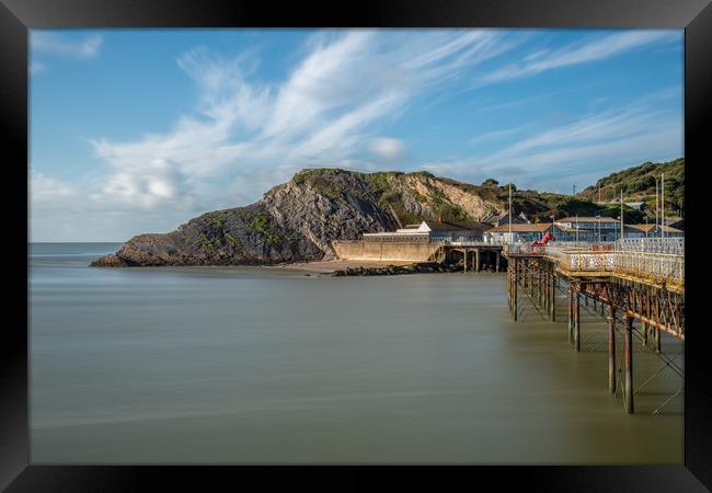 The little bay at Mumbles. Framed Print by Bryn Morgan
