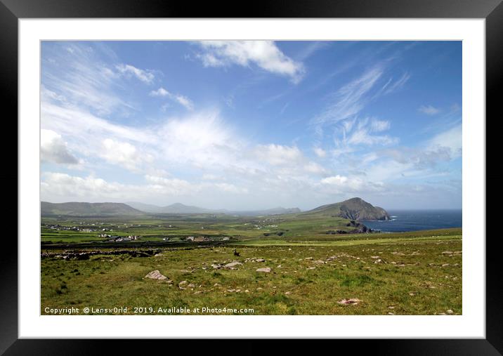 The rich colors of the Irish landscape Framed Mounted Print by Lensw0rld 