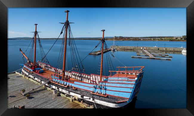 The Hector Ship, Pictou, Nova Scotia, Canada Framed Print by Mark Llewellyn