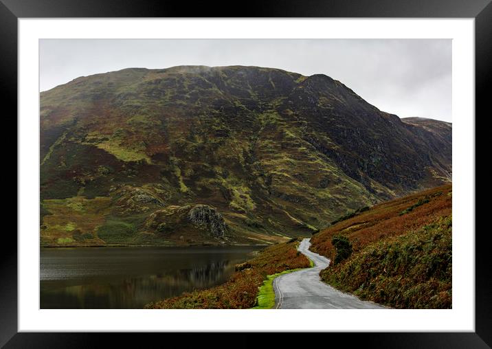 Crummock Water Framed Mounted Print by Robbie Spencer