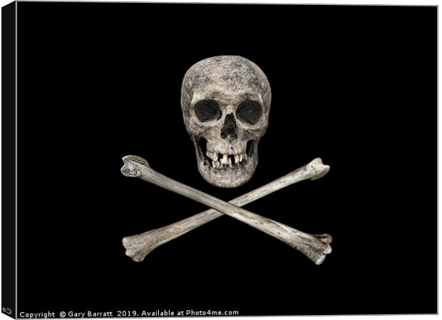 A Pirate's Bones Canvas Print by Gary Barratt