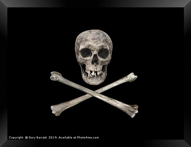 A Pirate's Bones Framed Print by Gary Barratt