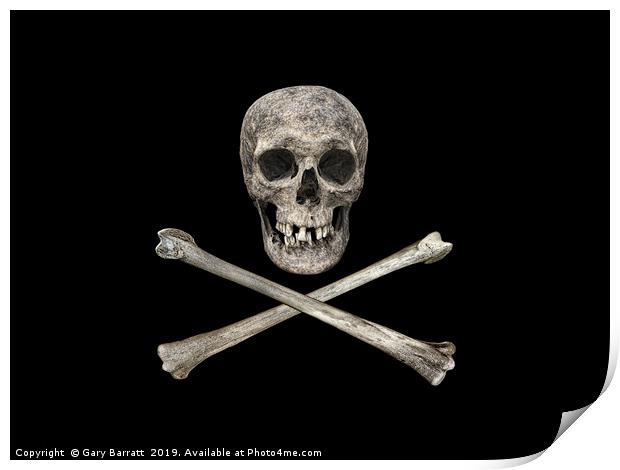 A Pirate's Bones Print by Gary Barratt