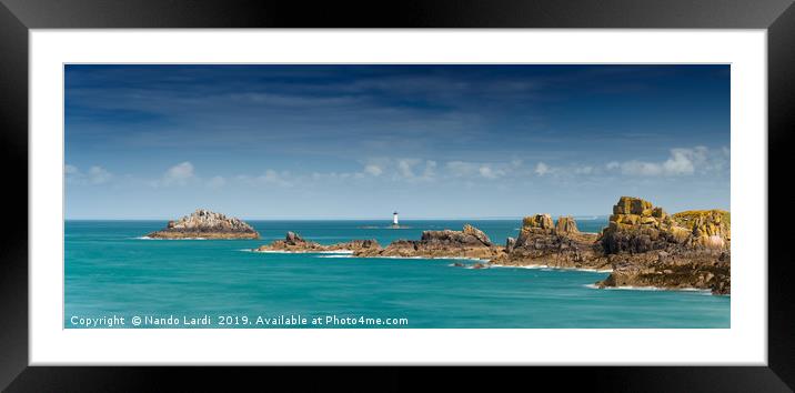 Pierre de Herpin Lighthouse Framed Mounted Print by DiFigiano Photography