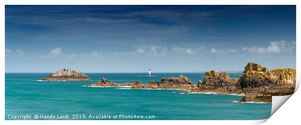 Pierre de Herpin Lighthouse Print by DiFigiano Photography