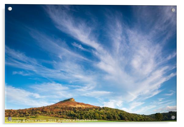 Roseberry Topping North Yorkshire  Acrylic by Chris Warham