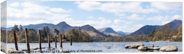 Derwent Water Canvas Print by Mike Hughes