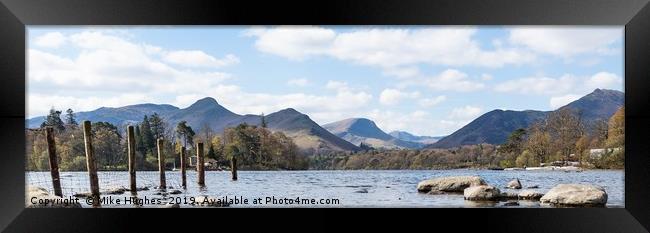 Derwent Water Framed Print by Mike Hughes