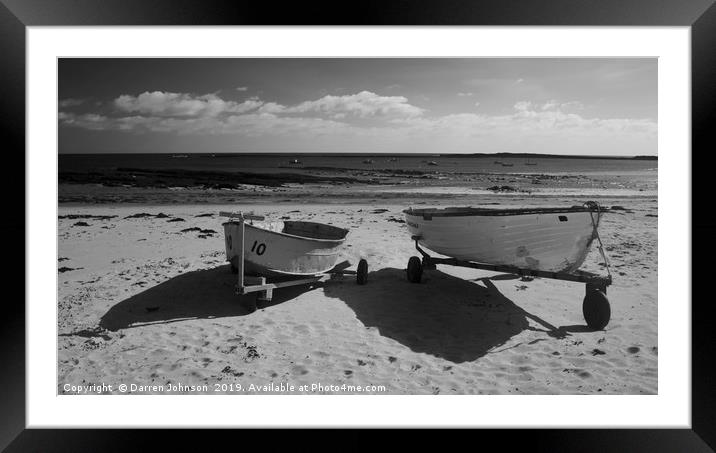 Newton By The Sea Framed Mounted Print by Darren Johnson