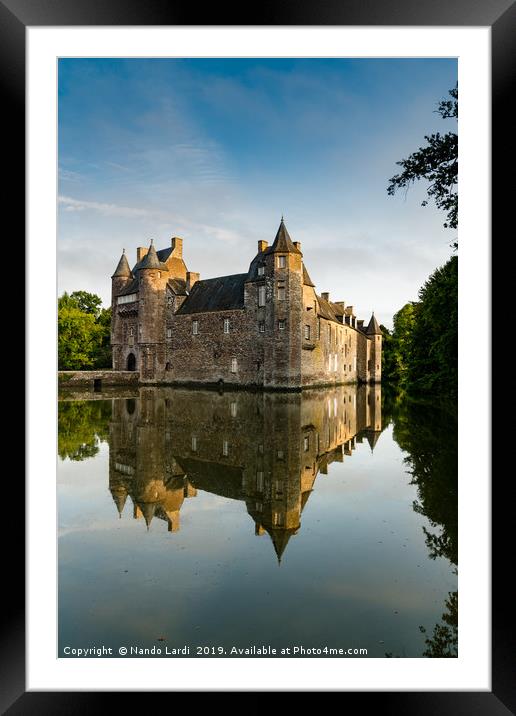 Chateau de Trecesson 3 Framed Mounted Print by DiFigiano Photography