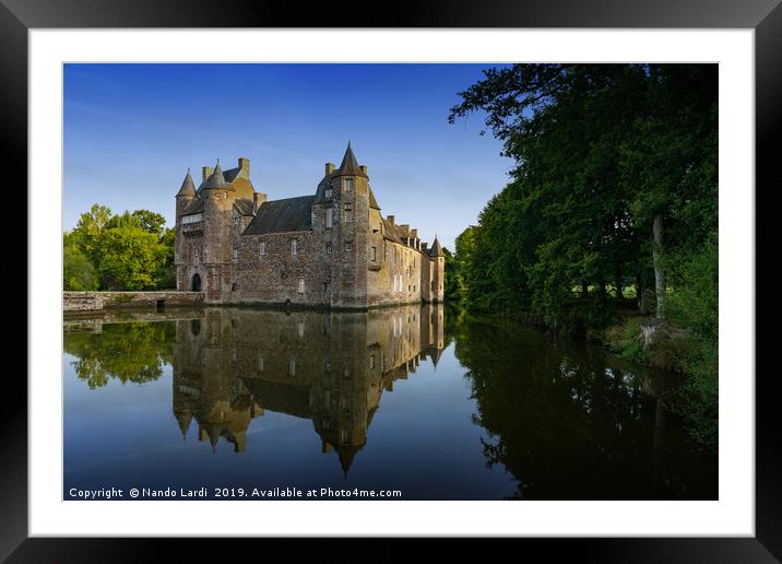 Chateau de Trecesson 2 Framed Mounted Print by DiFigiano Photography